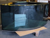 440g Corner 1/4 Cylinder Glass Aquarium Set in Walnut Wood Furniture | AQUA VIM