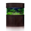 Bow Front Aquarium Base - Walnut, 215 | AQUA VIM