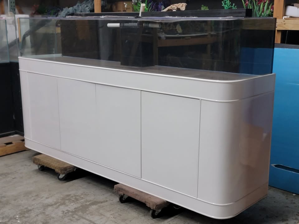 150 Gallon Rimless Glass Reef-Ready Low-Profile Frag Tank