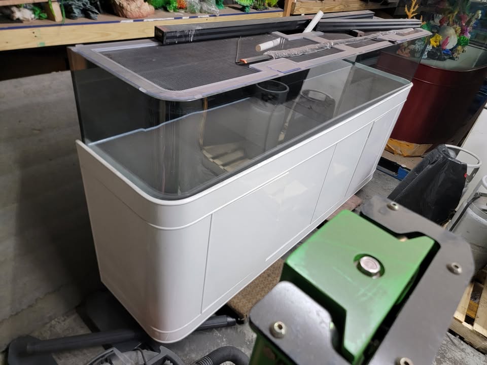 150 Gallon Rimless Glass Reef-Ready Low-Profile Frag Tank
