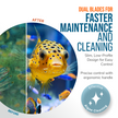 Flipper Edge 2 in 1 Floating Magnetic Aquarium Algae Cleaner (MAX)